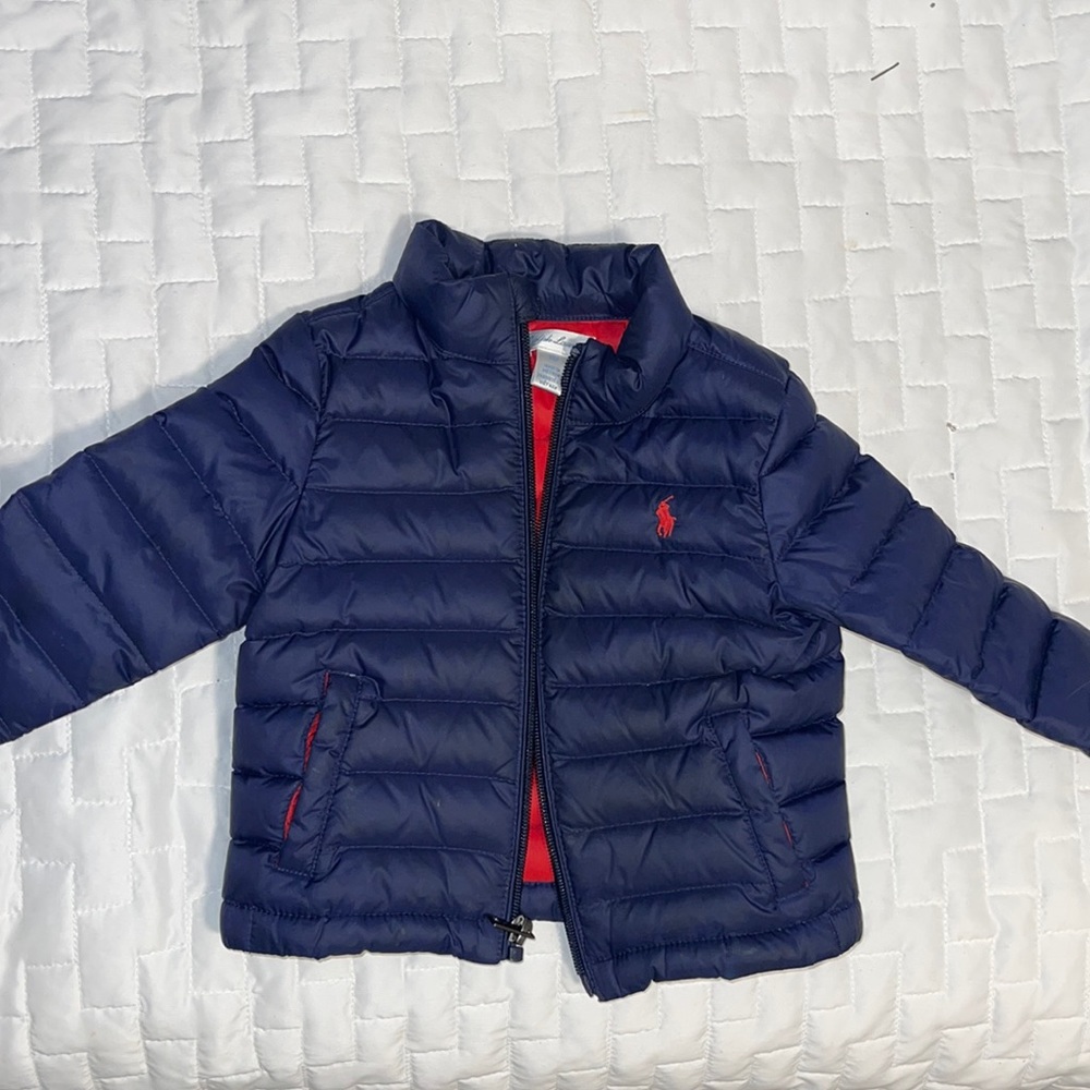 Ralph Lauren Navy Jacket 18m. Great condition.